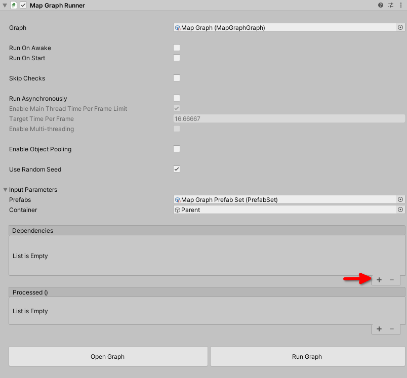 Dependencies on Runner component