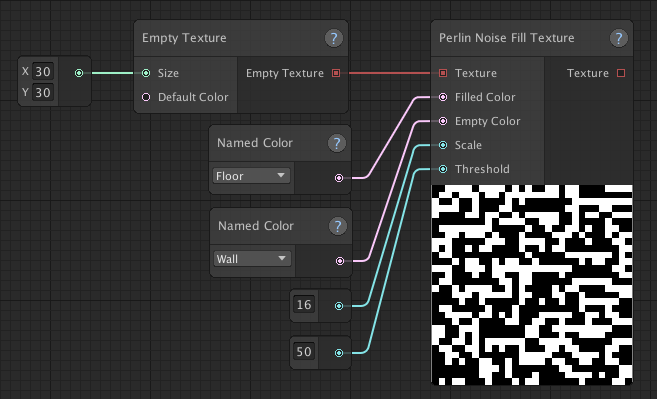 Perlin noise higher scale value